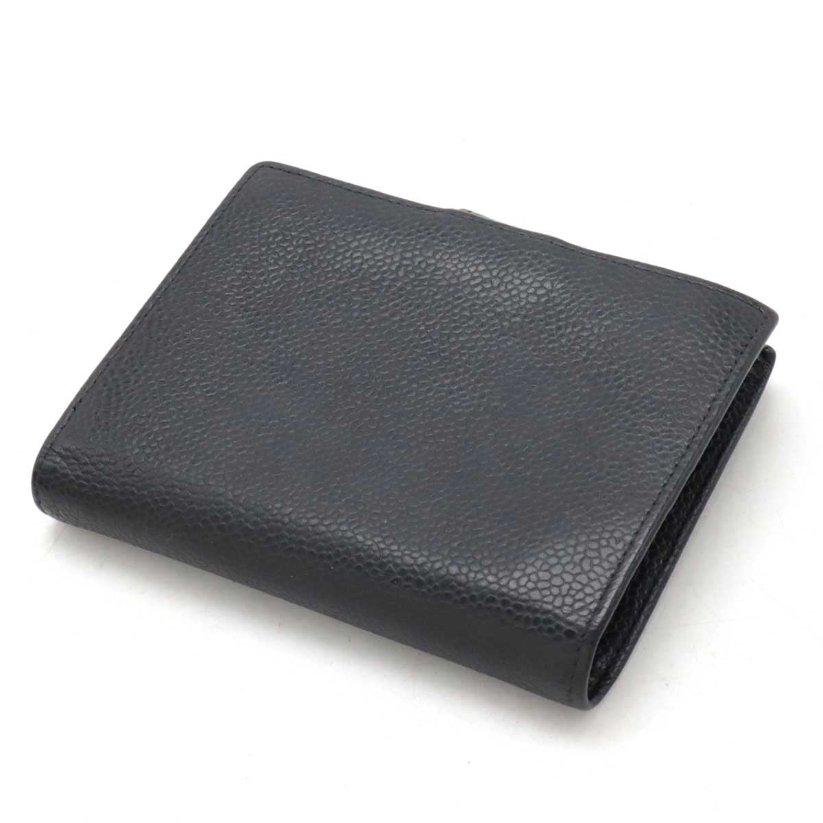 Chanel Caviar Skin Bifold Wallet Black