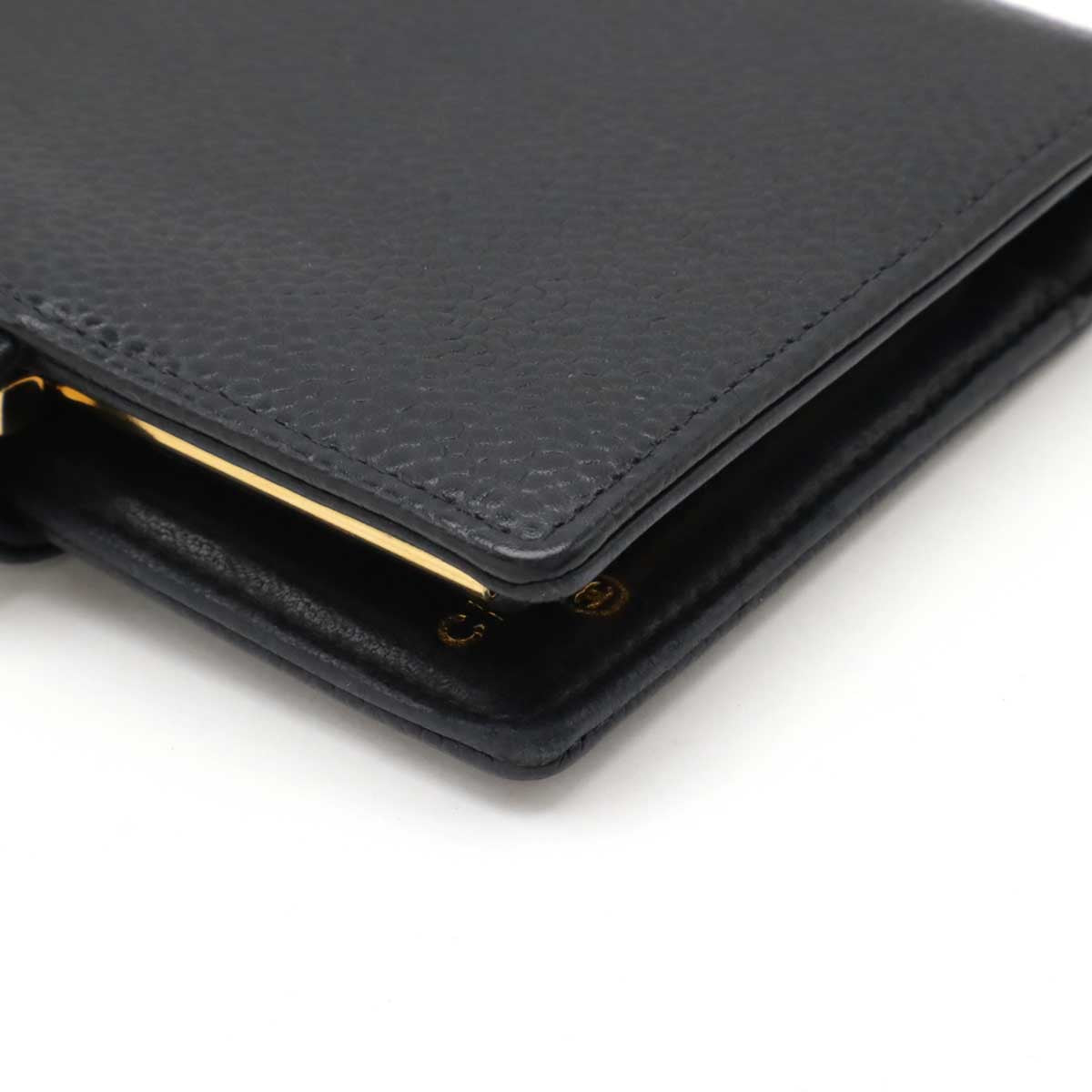 Chanel Caviar Skin Bifold Wallet Black