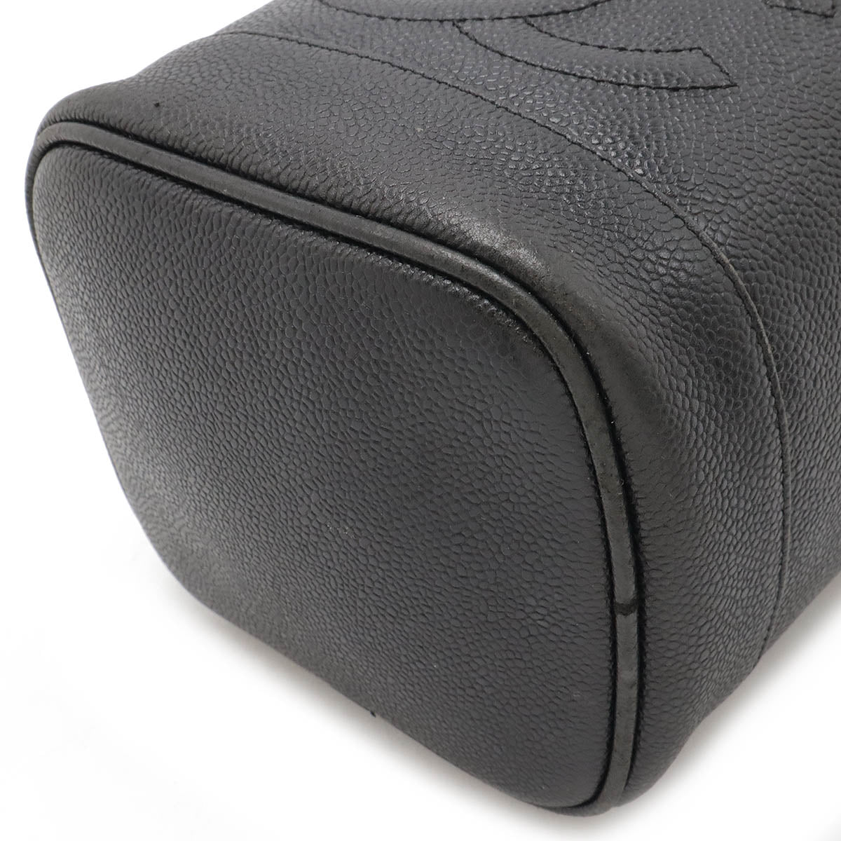 Chanel Caviar Vanity Bag Handbag Black