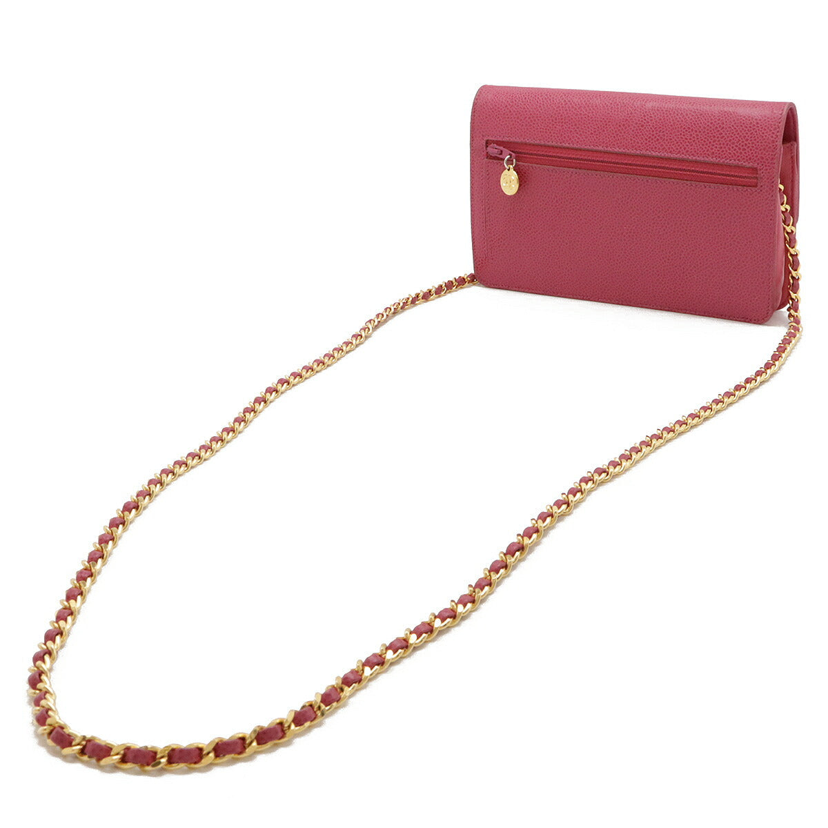 Chanel Caviar Chain Wallet Shoulder Bag