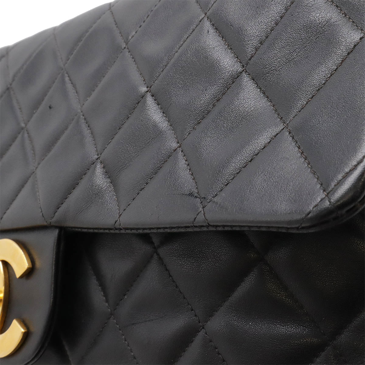 Chanel Lambskin Coco Mark Chain Shoulder Bag A01094