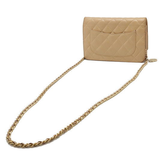 Chanel Matelasse Coco Mark Chain Wallet Crossbody