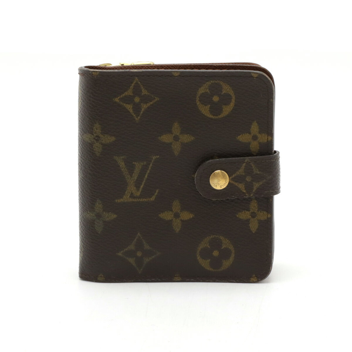 Louis Vuitton Monogram Compact Zip Wallet M61667