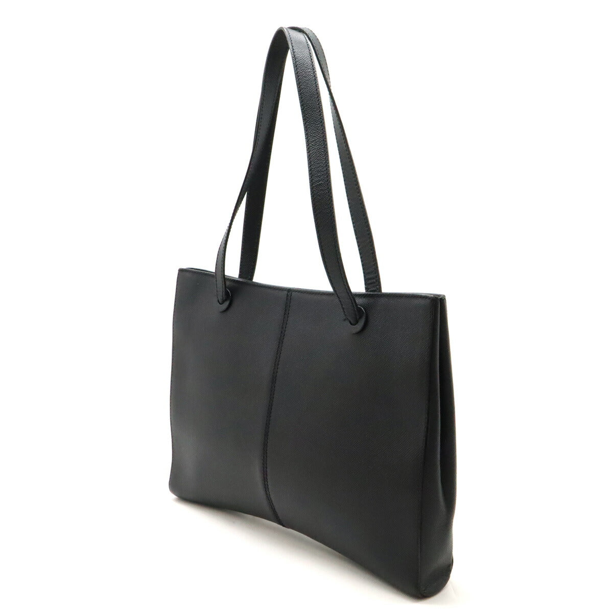 Chanel Coco Mark Leather Tote Bag Black