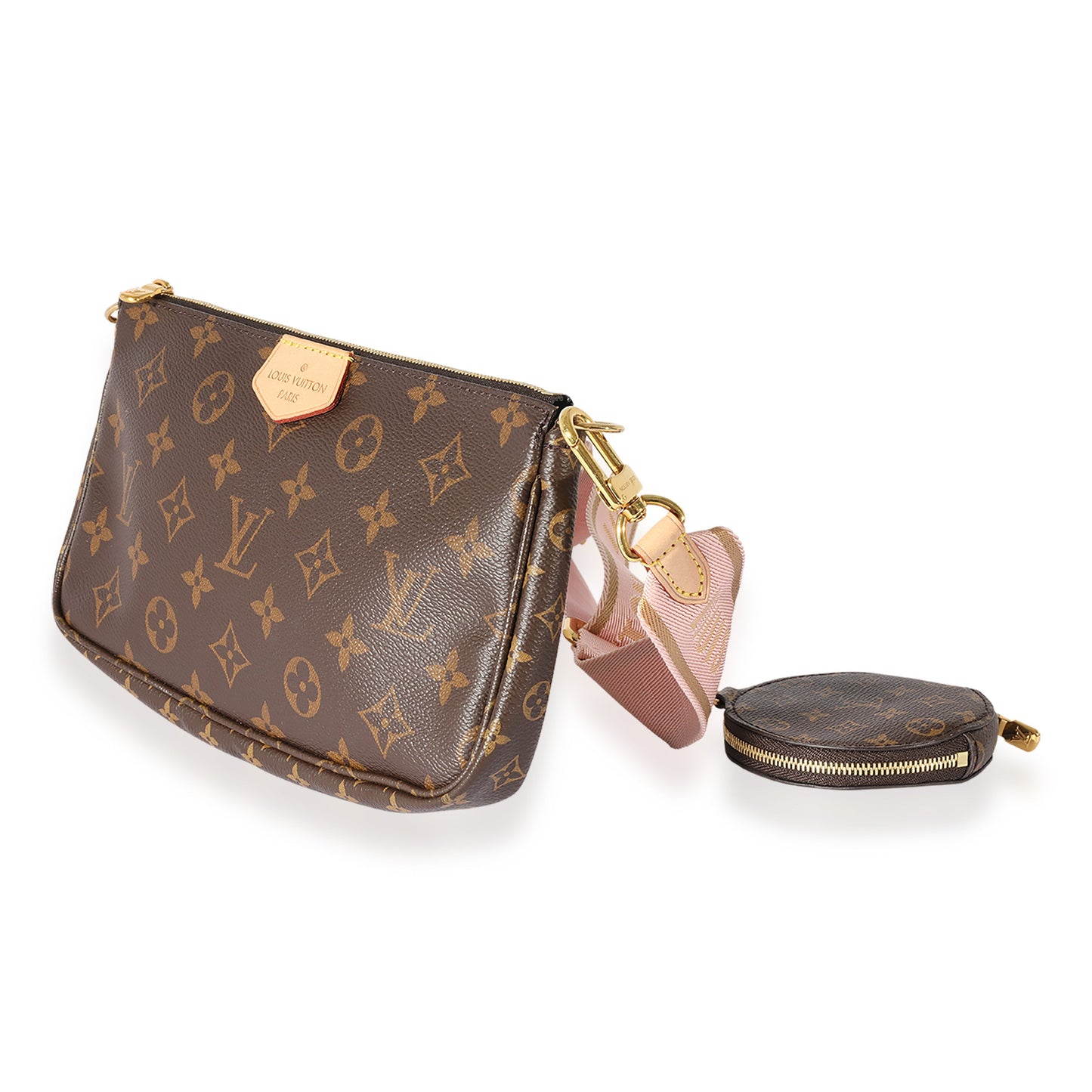 Louis Vuitton Louis Vuitton Monogram Canvas & Rose Clair Multi-Pochette Accessoires