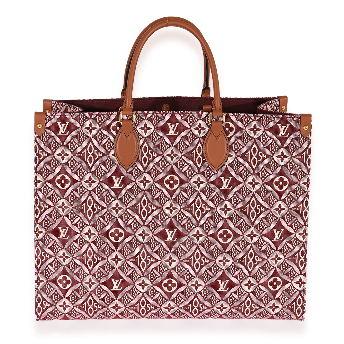 Louis Vuitton Louis Vuitton Bordeaux Jacquard Since 1854 Onthego GM