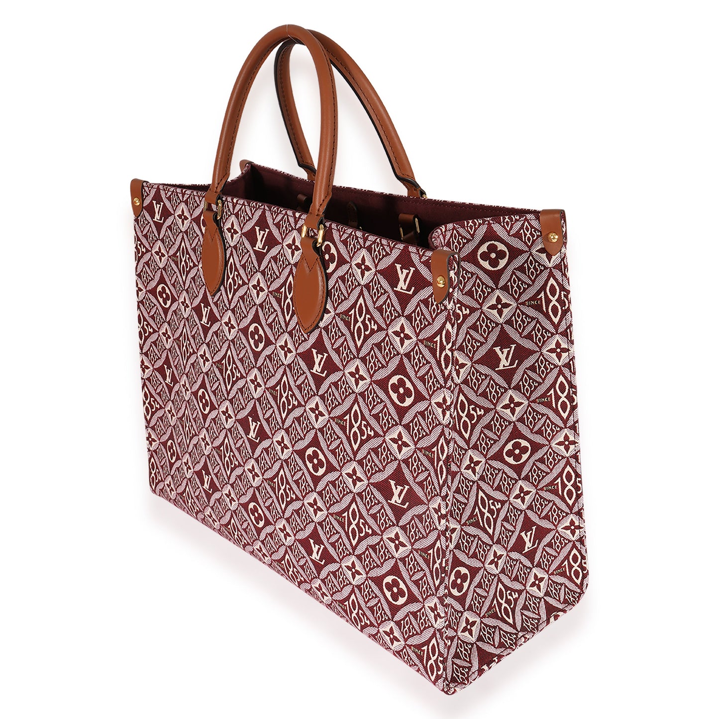 Louis Vuitton Louis Vuitton Bordeaux Jacquard Since 1854 Onthego GM