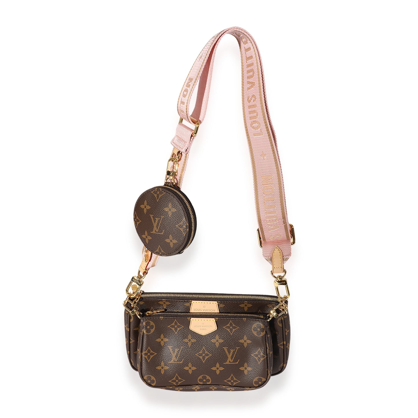 Louis Vuitton Louis Vuitton Monogram Canvas & Rose Clair Multi-Pochette Accessoires