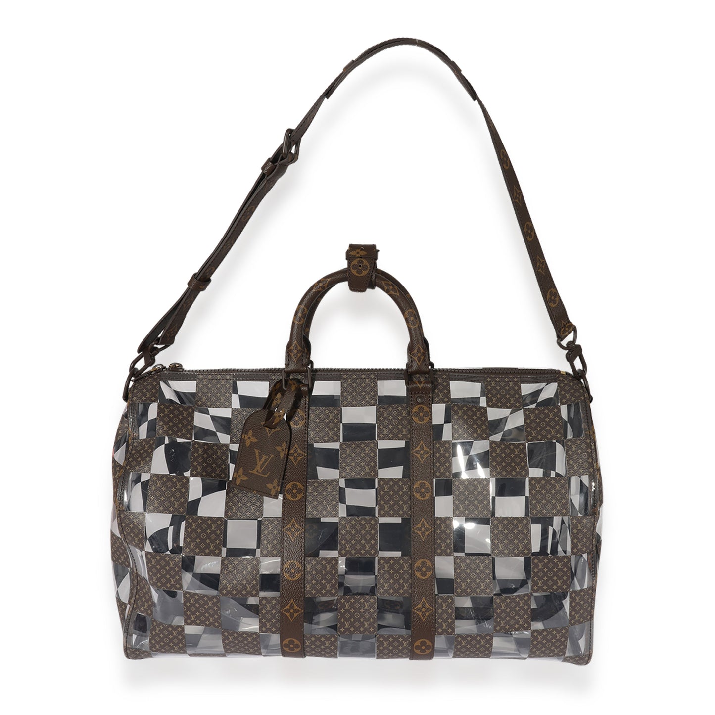 Louis Vuitton Monogram Chess Keepall Bandouliere 50