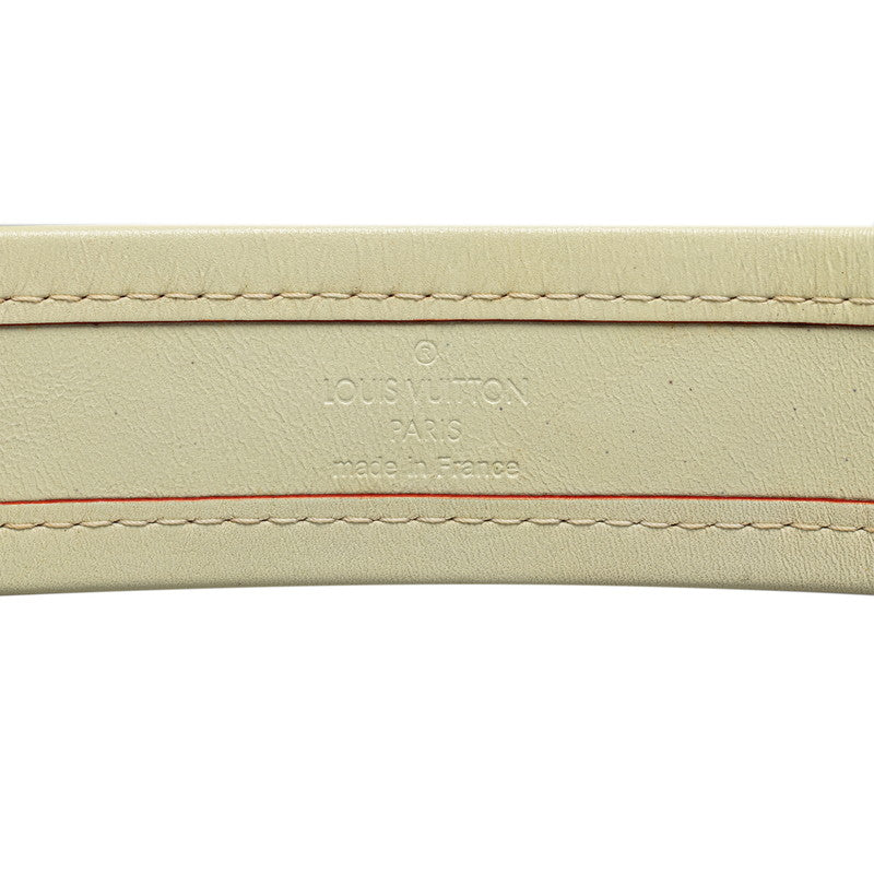 Louis Vuitton Suarez Bracelet M92632 Ivory White Leather  Louis Vuitton