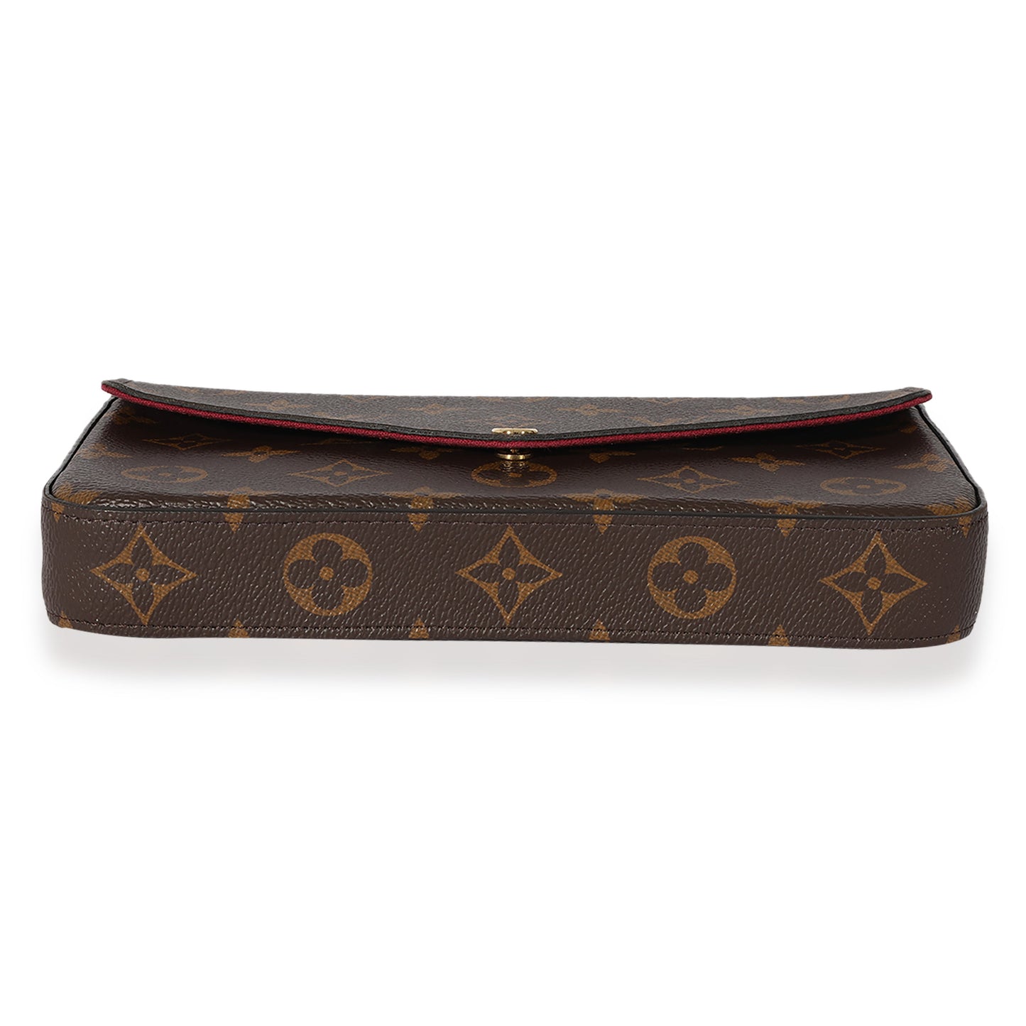 Louis Vuitton Louis Vuitton Fuchsia & Monogram Canvas Félicie Pochette