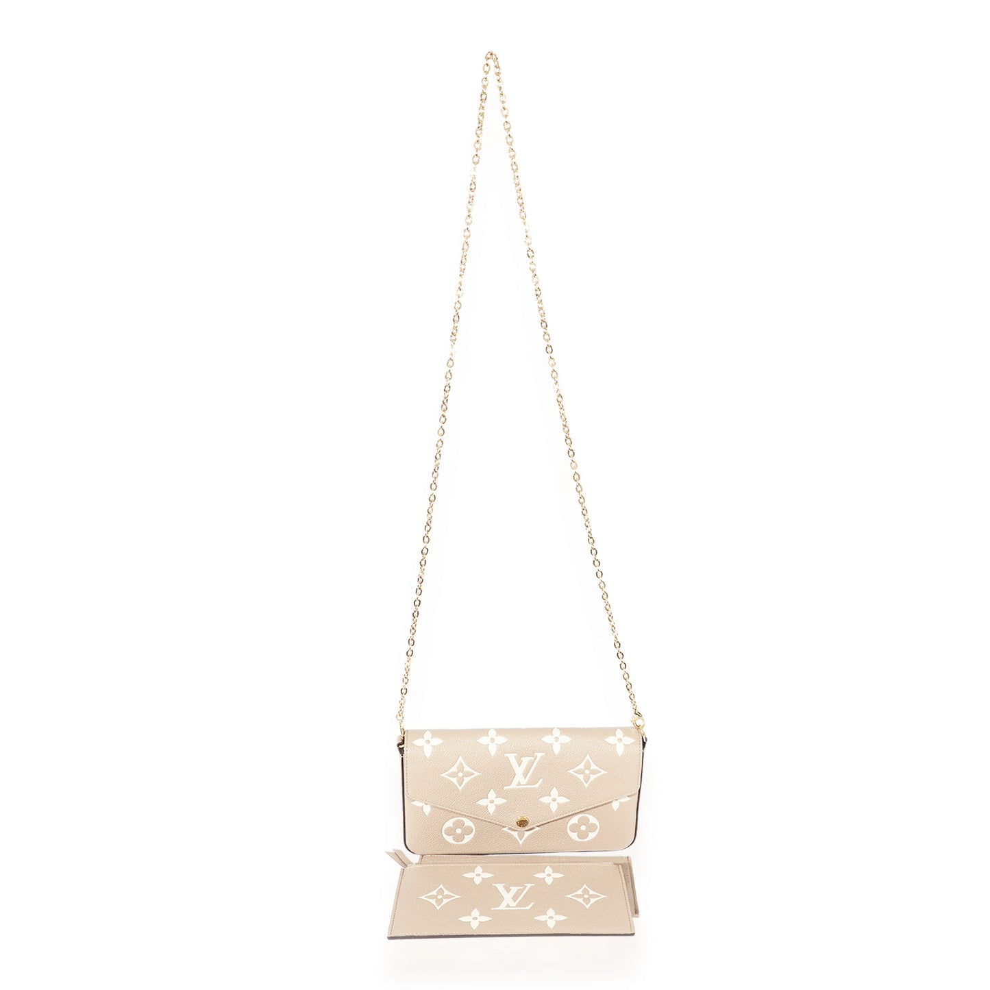 Louis Vuitton Louis Vuitton Bicolor Empreinte Pochette Felicie