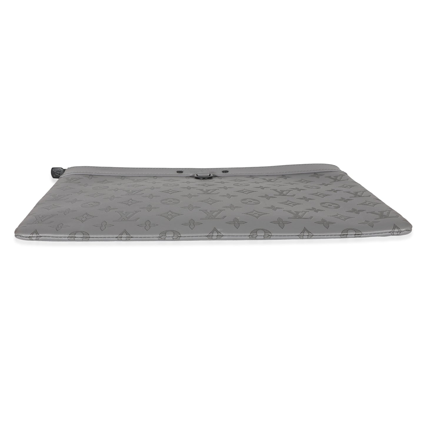 Louis Vuitton Louis Vuitton Charcoal Grey Monogram Shadow Discovery Pouch GM