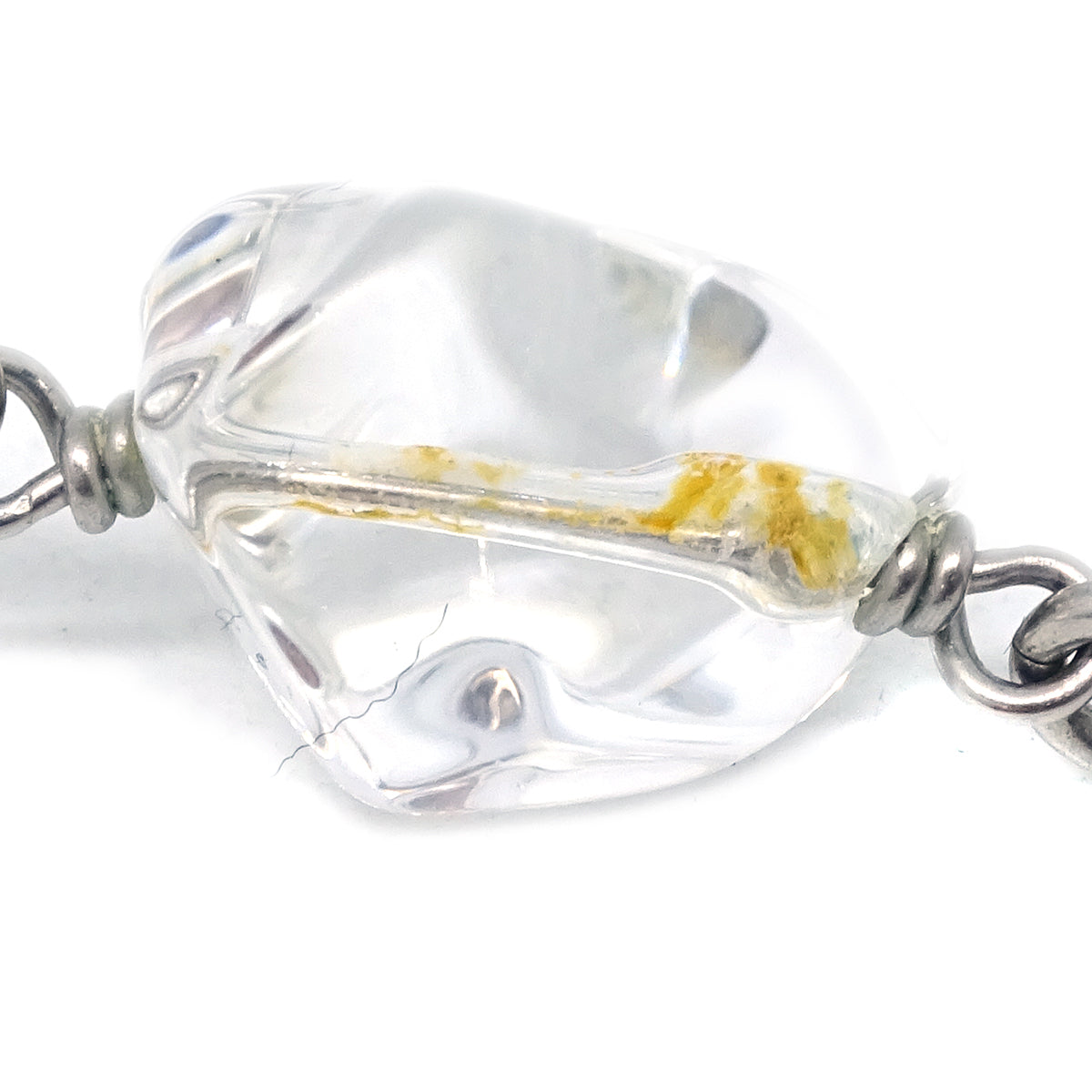 Chanel Bracelet Rhinestone White B10A