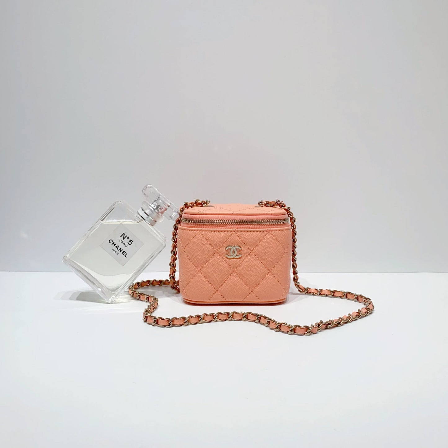 No.3981-Chanel Caviar Mini Vanity With Classic Chain (Brand New / 全新)