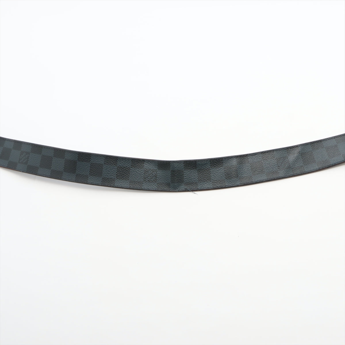 Louis Vuitton M0087 Sanctuary LV Initial 40MM AC1200 Belt 85/34 GP x PVC Black