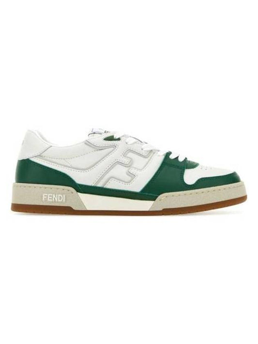 Luxury Fendi Match Low Sneakers Green