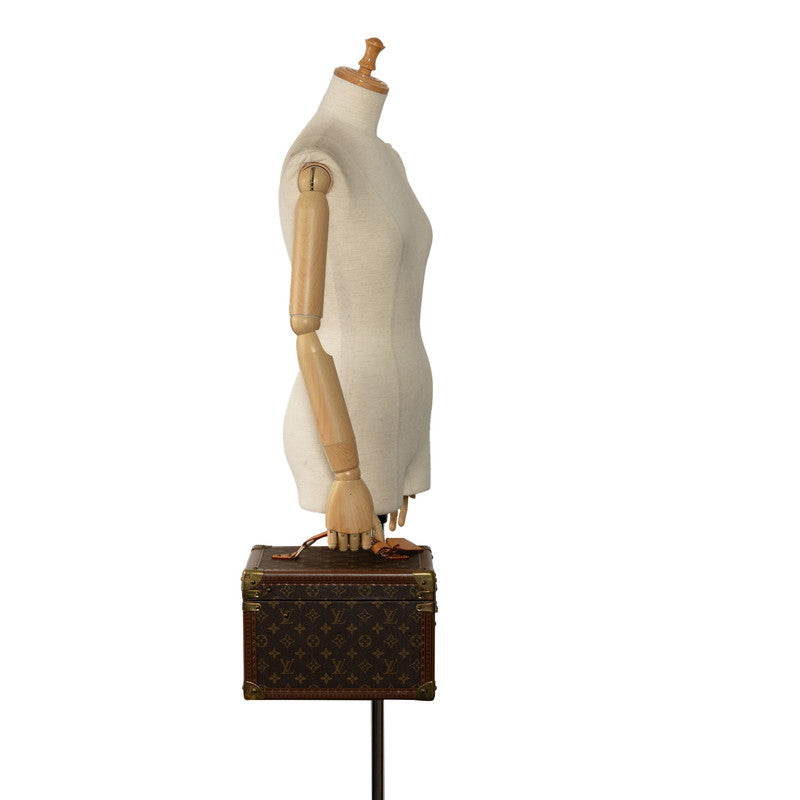 Louis Vuitton Monogram Boat Flakon Handbag  Case Cosmetic Box M21828 Brown PVC Leather  Louis Vuitton