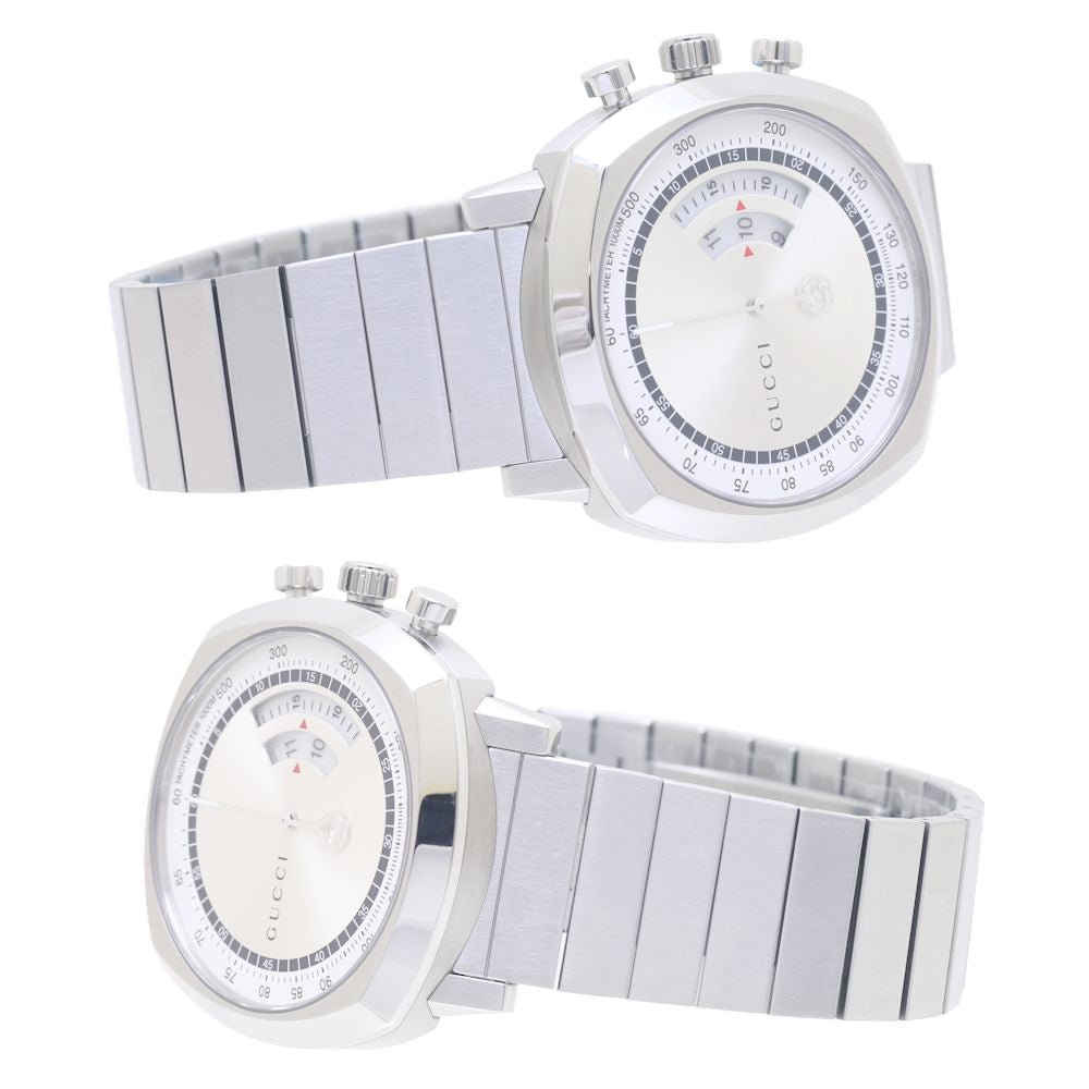Luxury Gucci Trending 2025 Grip Chronograph Stainless Steel Watch YA157302