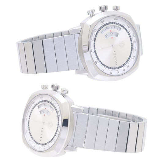 Luxury Gucci Trending 2025 Grip Chronograph Stainless Steel Watch YA157302