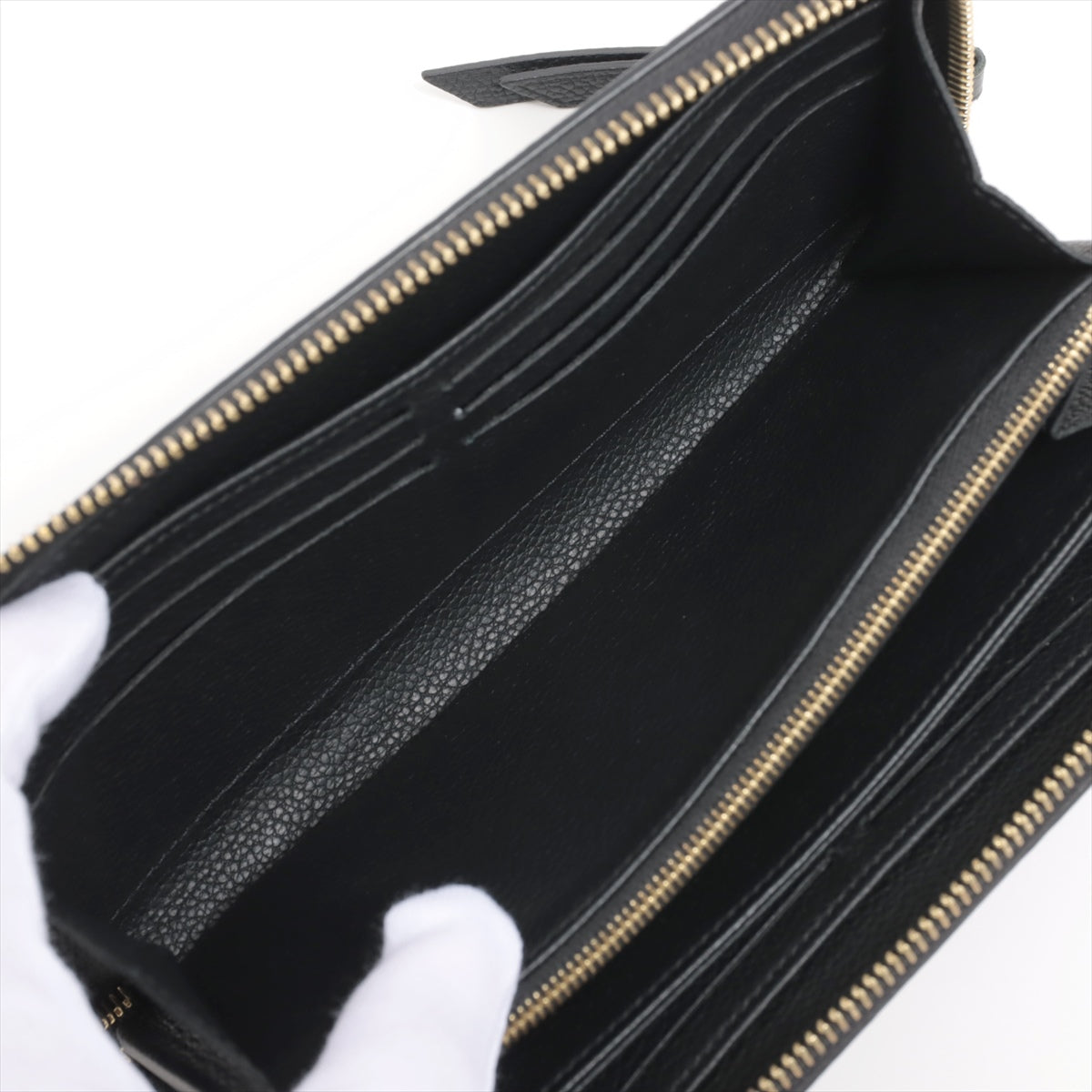 Louis Vuitton Bi-Color Monogram Implant Zippyr Wallet M80481 Noneir Round Zipper Wallet