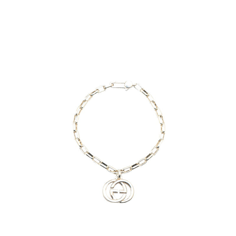 Gucci Interlocking G Silver Chain Bracelet