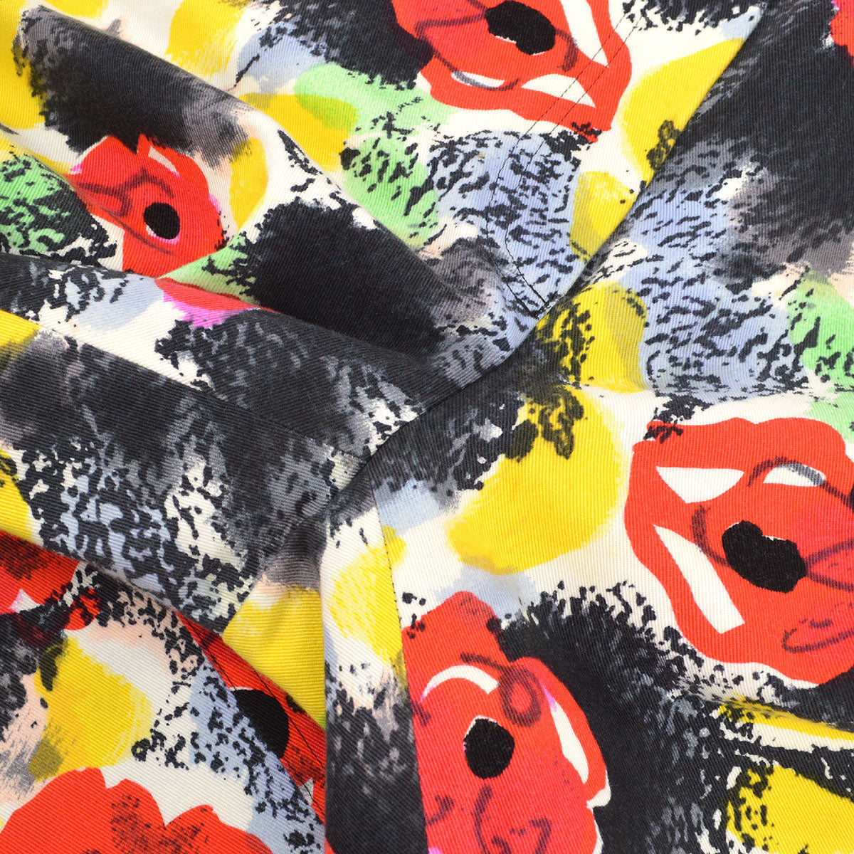 Luxury Chanel 1997 Spring camellia-print slim-cut trousers #38