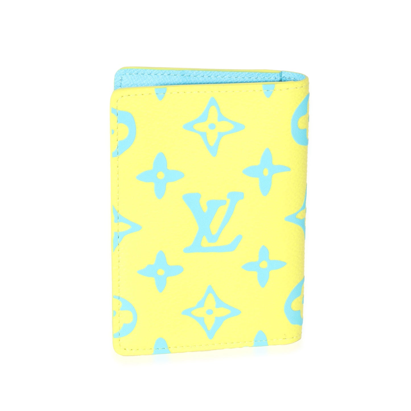 Louis Vuitton Louis Vuitton Lime Monogram Playground Canvas Pocket Organizer
