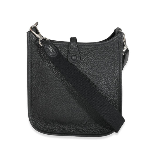 Luxury Hermes Black Clémence Evelyne 16 Amazone TPM