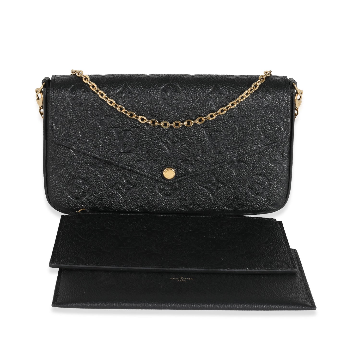 Louis Vuitton Louis Vuitton Black Monogram Empreinte Félicie Pochette