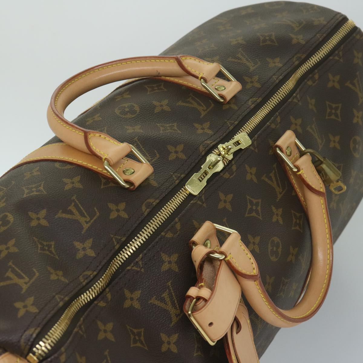 Louis Vuitton Keepall 50  Canvas Travel Bag ()