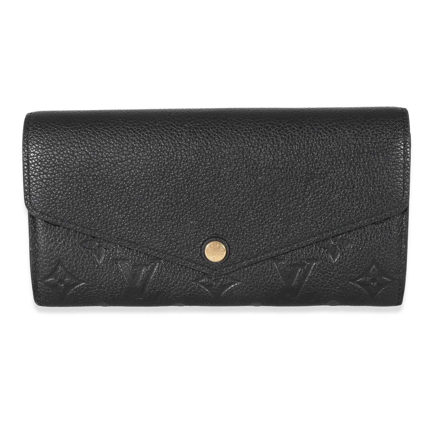Louis Vuitton Louis Vuitton Black Empreinte Sarah Wallet