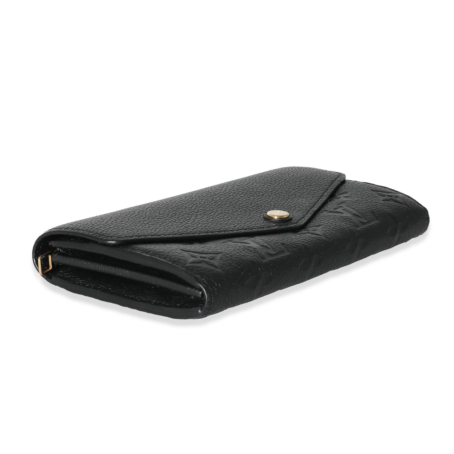 Louis Vuitton Louis Vuitton Black Empreinte Sarah Wallet