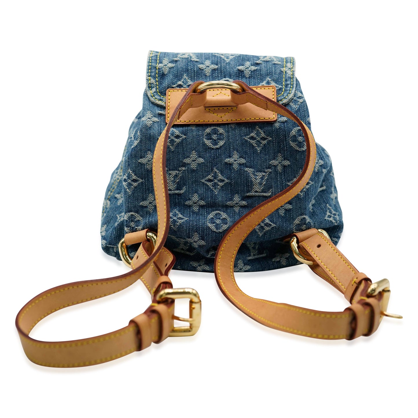Louis Vuitton Louis Vuitton Blue Monogram Denim Sac a Dos PM