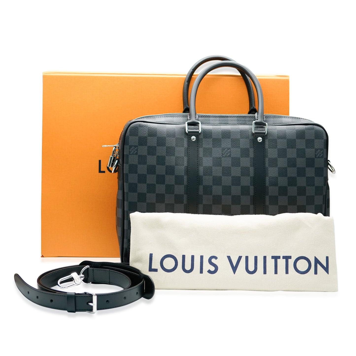 Louis Vuitton Louis Vuitton Damier Graphite Canvas Porte Documents Voyage PM