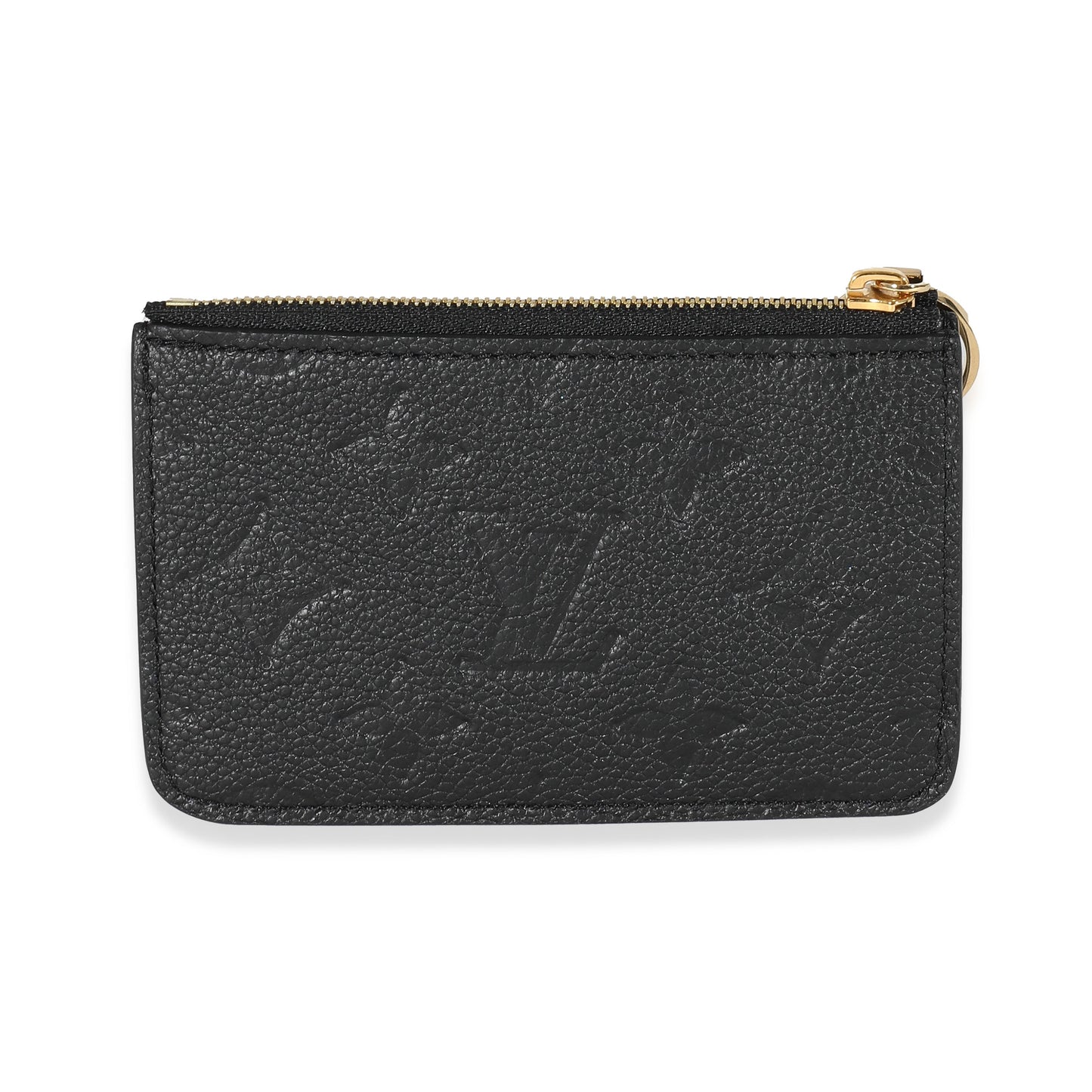 Louis Vuitton Louis Vuitton Black Empreinte Romy Card Holder