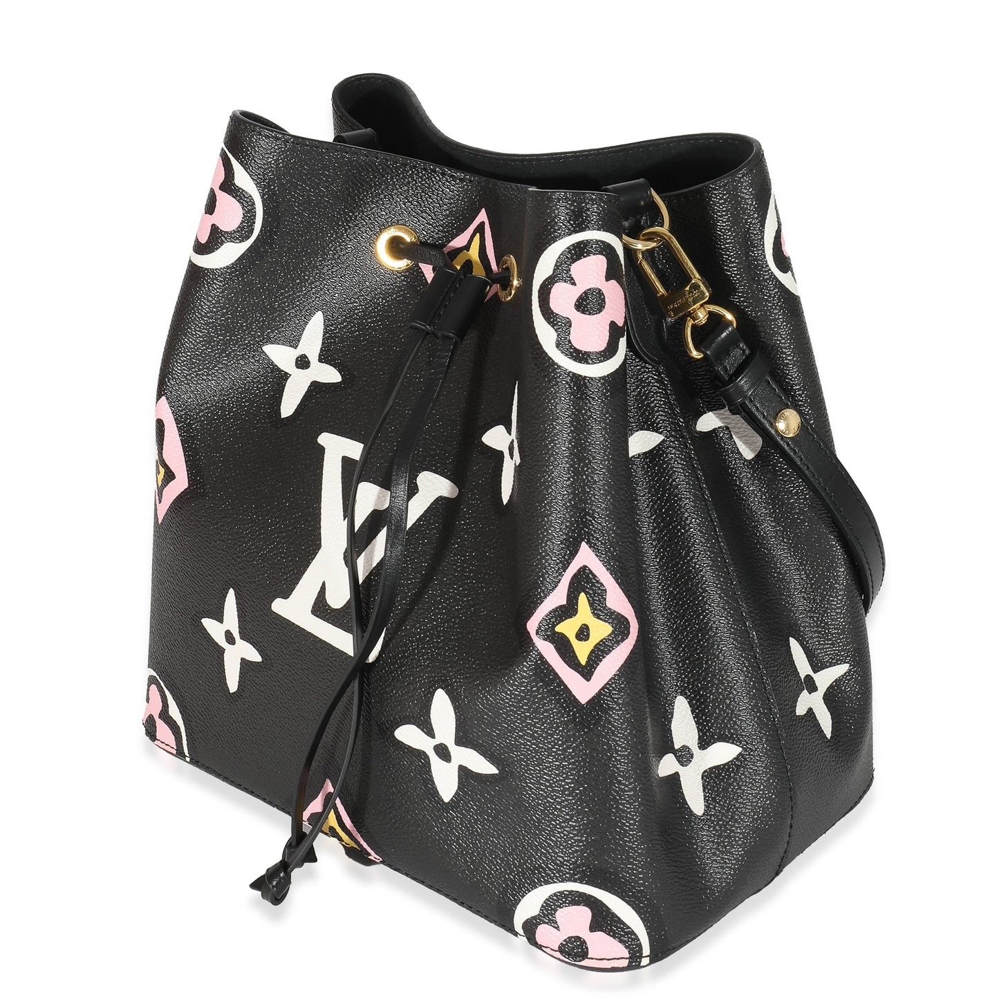 Louis Vuitton Louis Vuitton Black Monogram Giant Wild At Heart Canvas NéoNoé MM