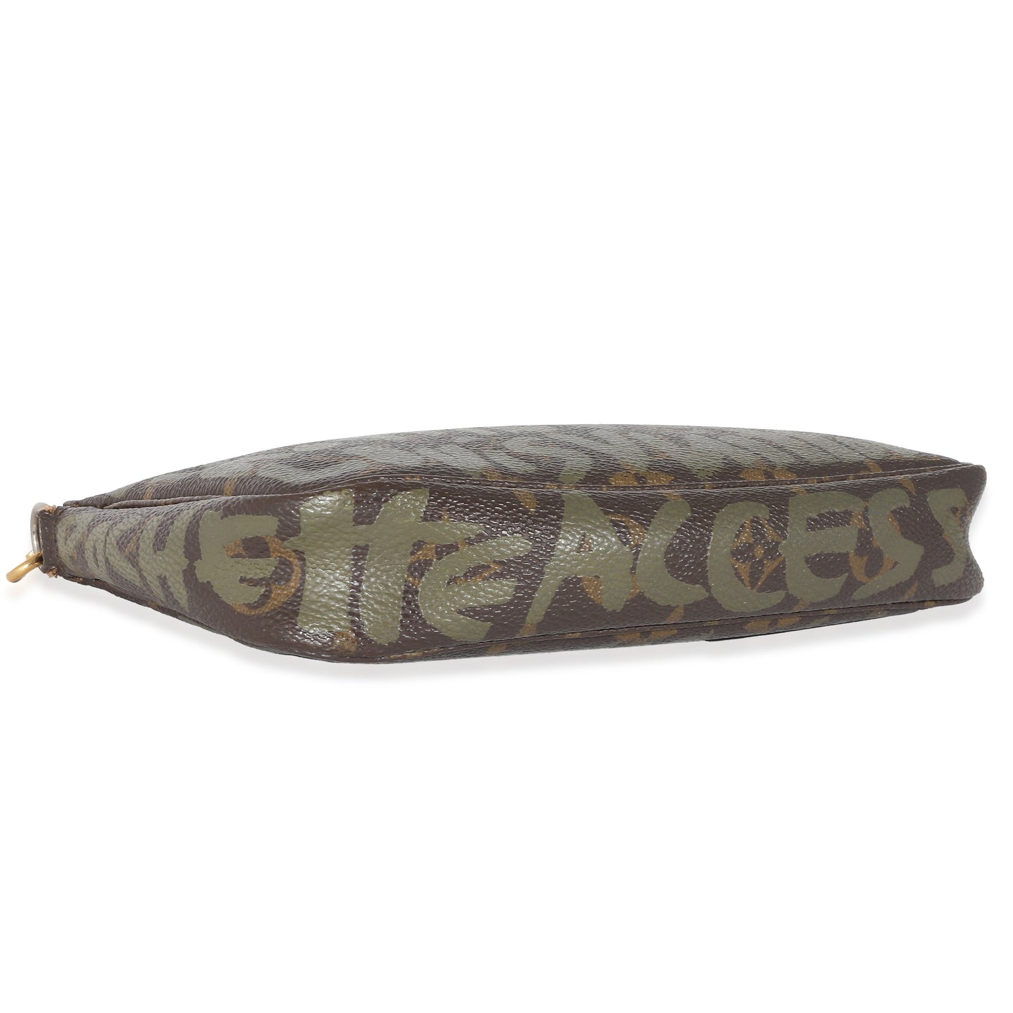 Louis Vuitton Louis Vuitton x Stephen Sprouse Kaki Monogram Graffiti Canvas Pochette Accessoir