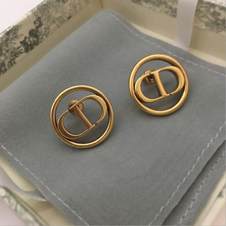 Luxury DiorEARRINGS ANTIQUE GOLD