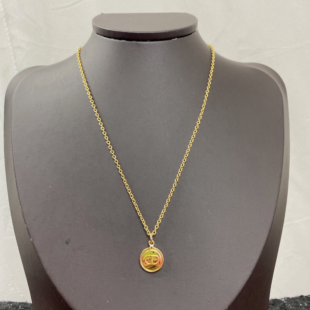 Luxury DiorPEDANT GOLD NECKLACE