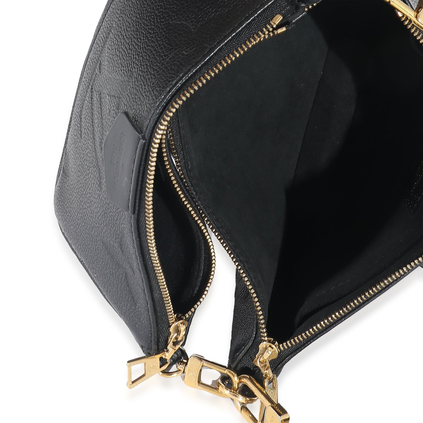 Louis Vuitton Louis Vuitton Black Monogram Empreinte Multi Pochette Accessoires