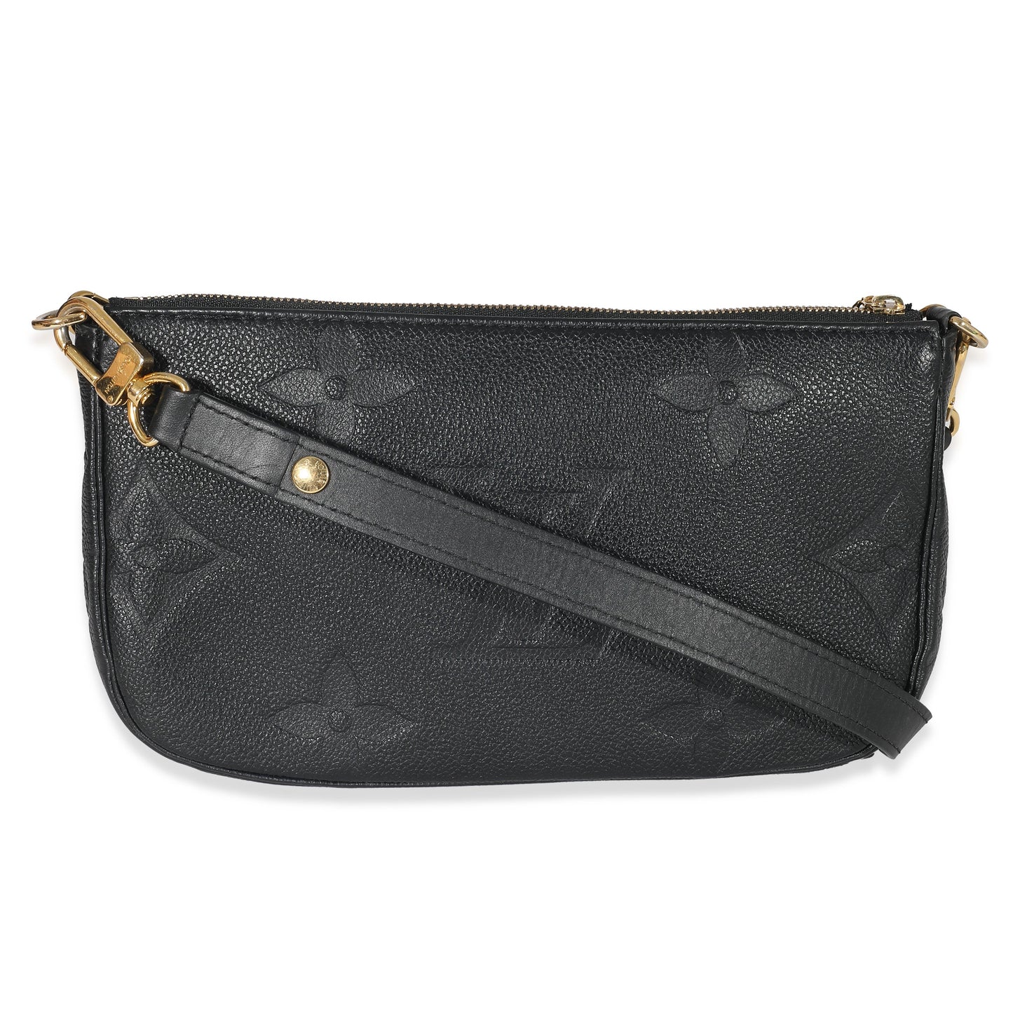 Louis Vuitton Louis Vuitton Black Monogram Empreinte Multi Pochette Accessoires