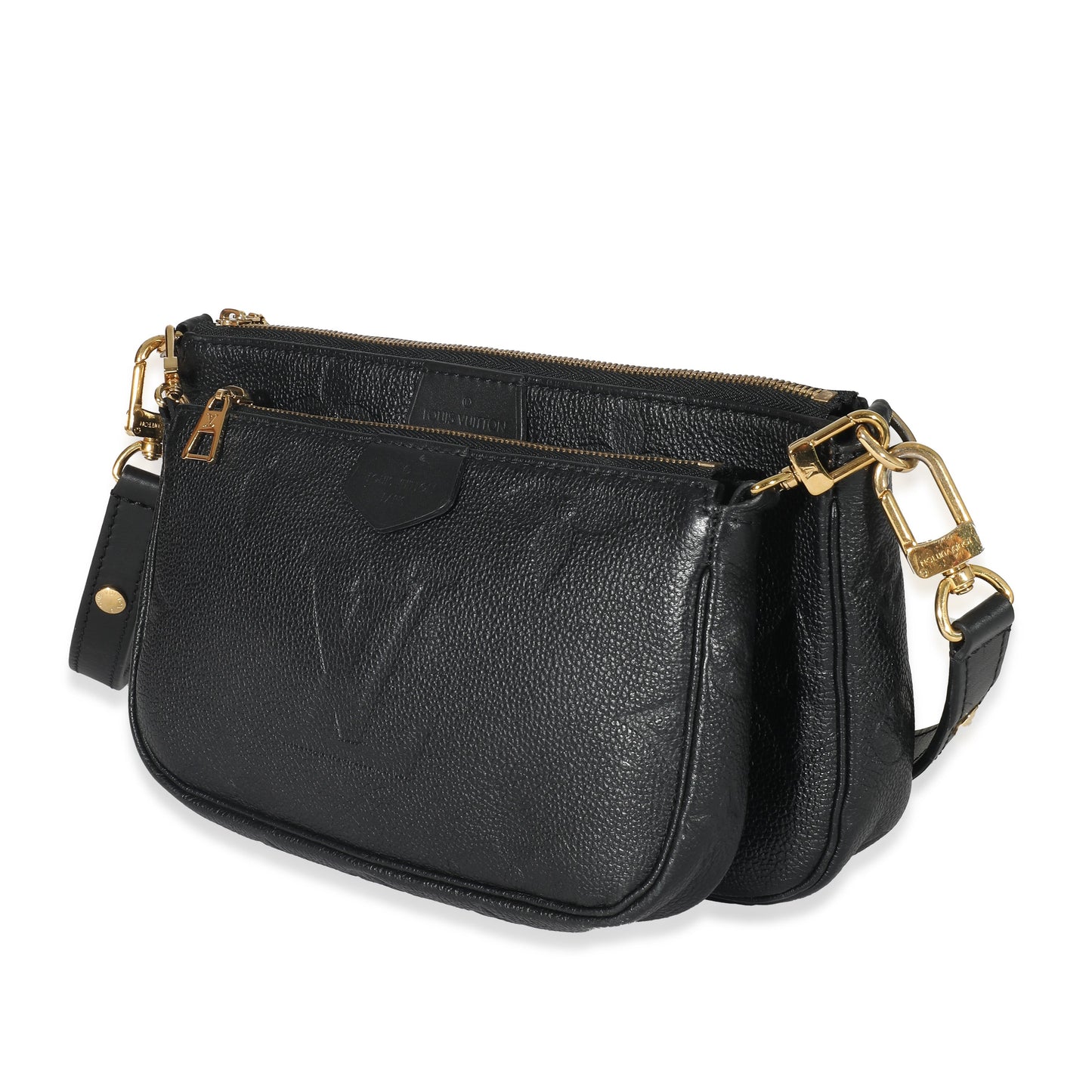 Louis Vuitton Louis Vuitton Black Monogram Empreinte Multi Pochette Accessoires