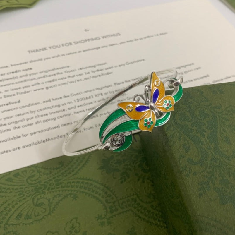 Luxury Gucci GG BUTTERFLY BRACELET