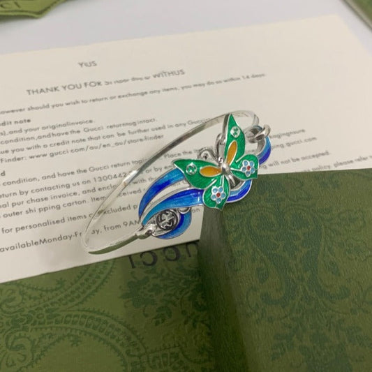 Luxury Gucci GG BUTTERFLY BRACELET