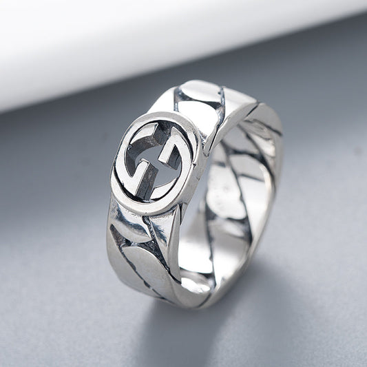 Luxury Gucci GG SILVER RING