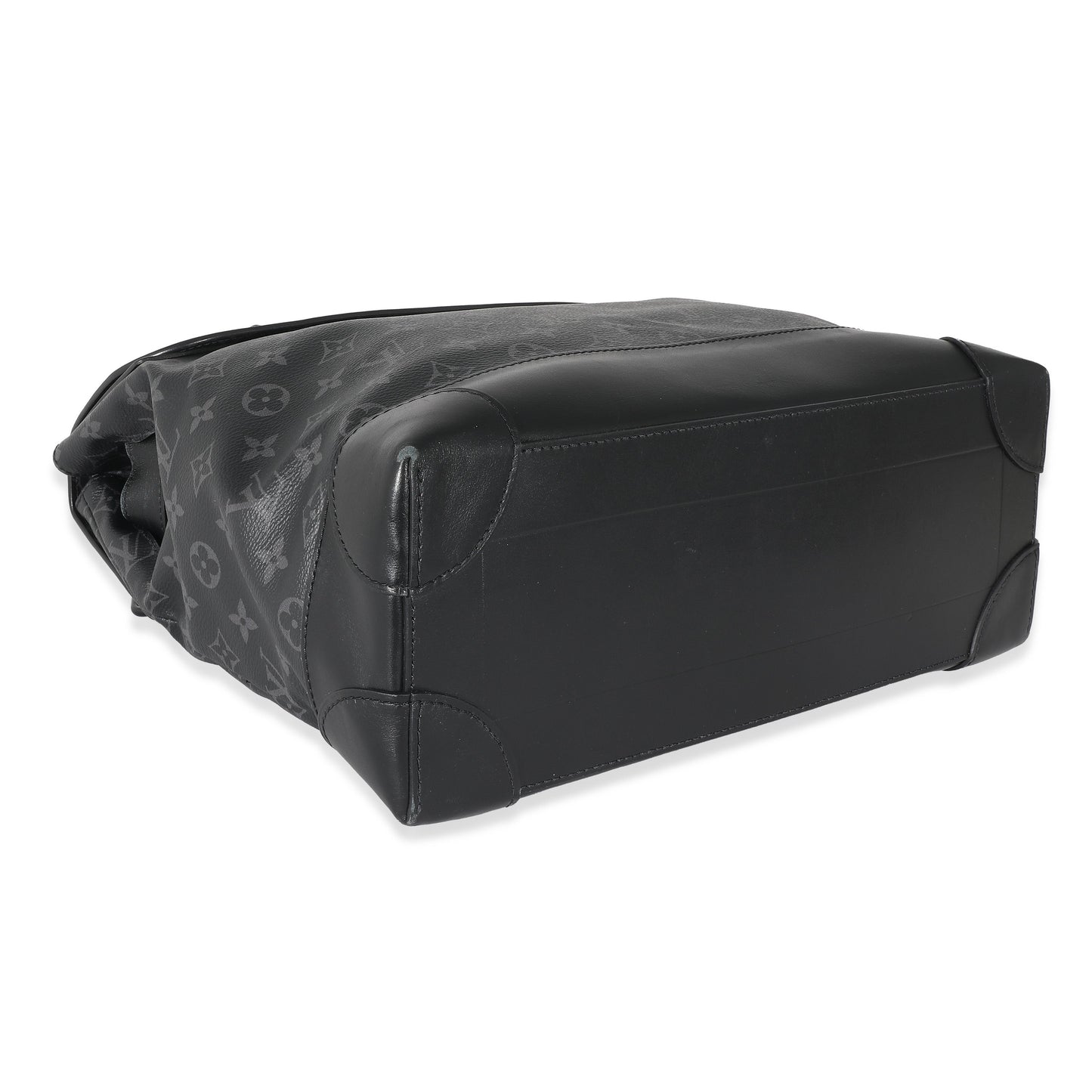 Louis Vuitton Louis Vuitton Black Taurillon Monogram Eclipse Steamer PM
