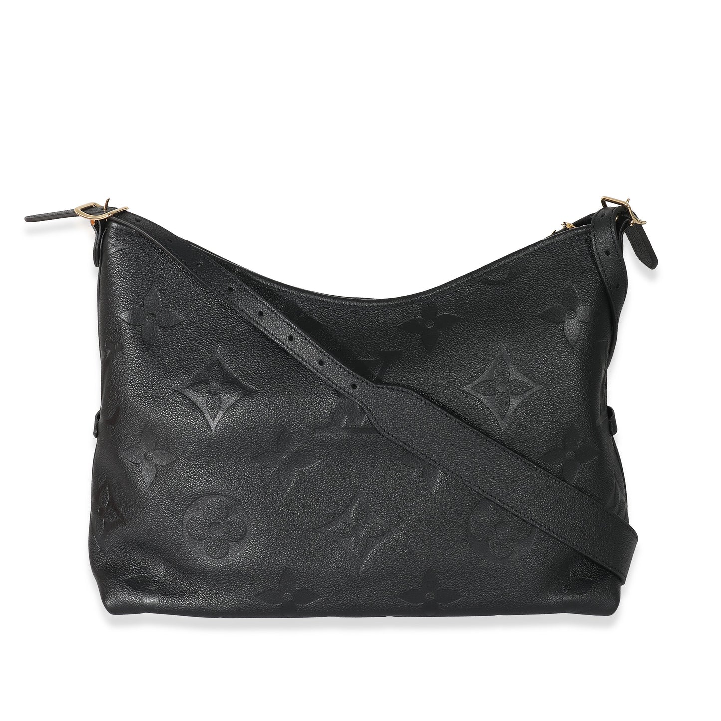 Louis Vuitton Louis Vuitton Black Monogram Empreinte Carryall MM 