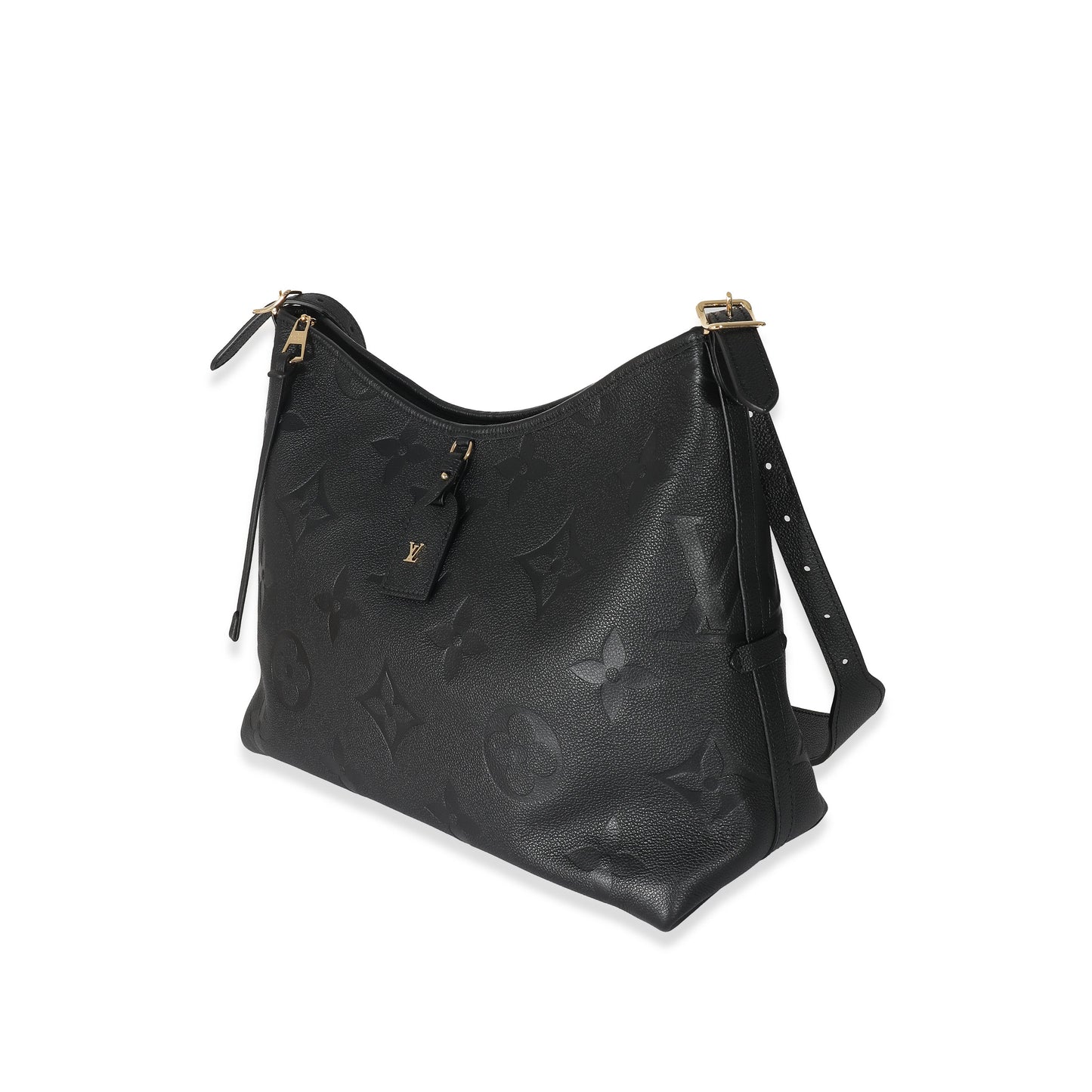 Louis Vuitton Louis Vuitton Black Monogram Empreinte Carryall MM 