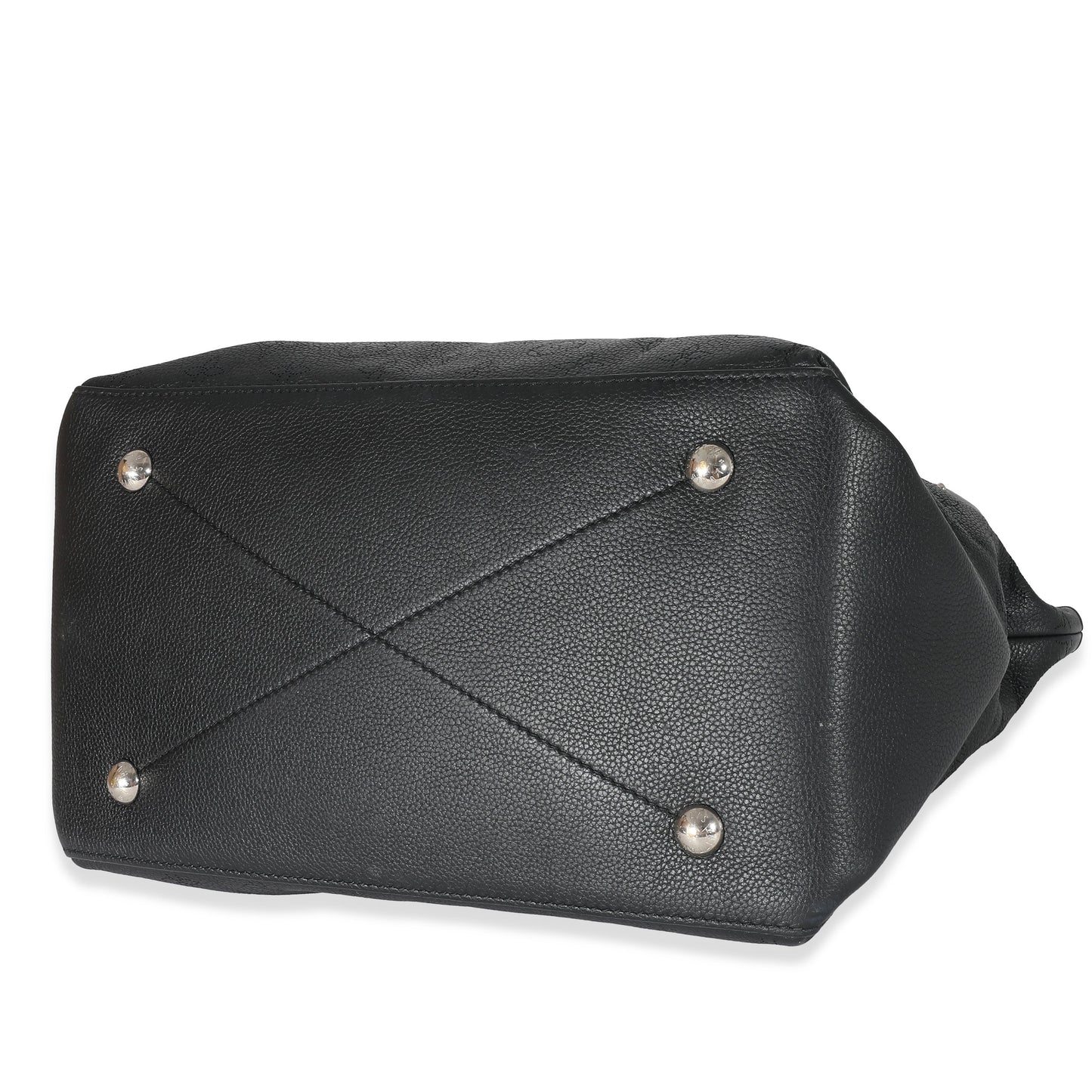 Louis Vuitton Louis Vuitton Black Monogram Mahina Beaubourg Hobo MM